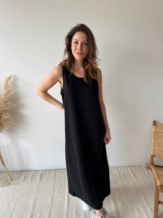 Soft black flowy dress