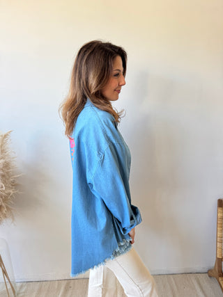 Iconic denim shirt