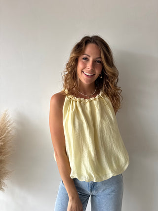 Yellow summer top