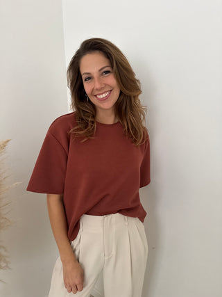Super soft terracotta t-shirt