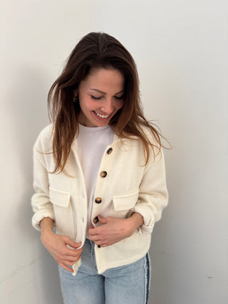 White spring jacket