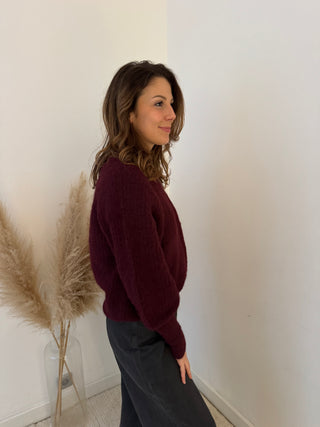 Perfect burgundy turtleneck knit