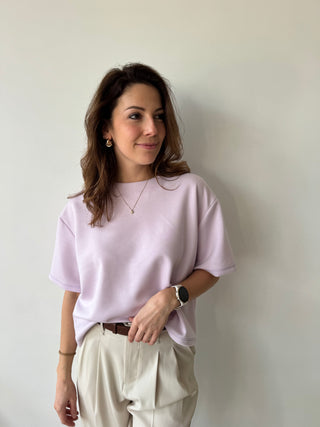 Super soft lila t-shirt