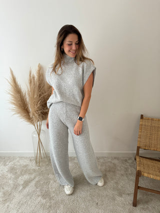 Soft grey twin set