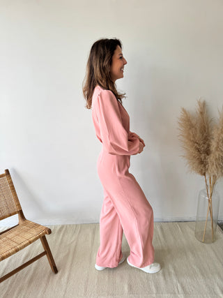 Pink classy jumpsuit