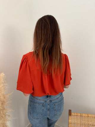 Terracotta blouse