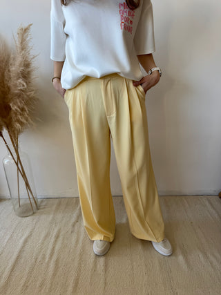 Yellow summer pants
