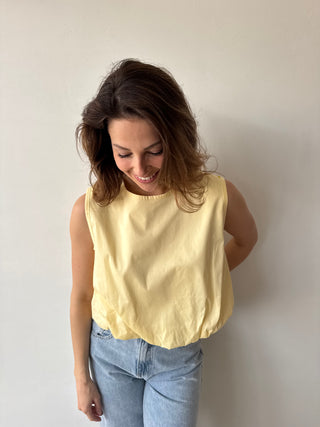 Yellow summer top