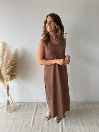 Brown soft dress