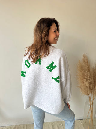 Green mommy sweater