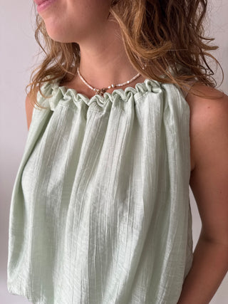 Mint summer top
