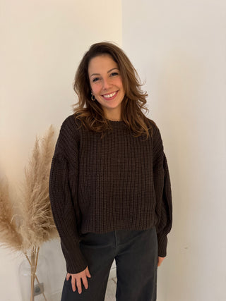 Cosy brown knit