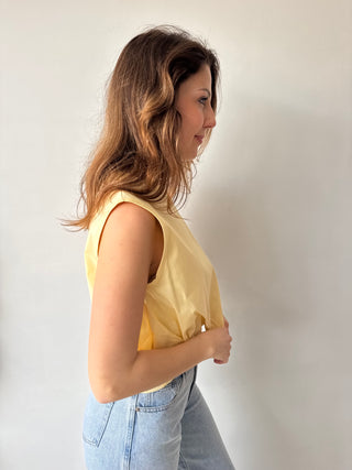 Yellow summer top