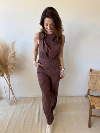 Brown classy jumpsuit