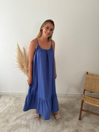 Cobalt maxi dress