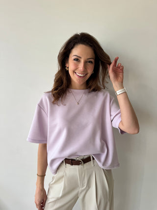 Super soft lila t-shirt