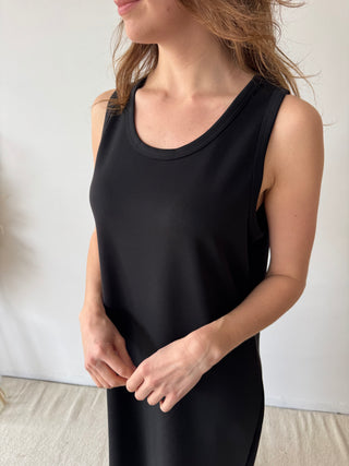 Soft black flowy dress