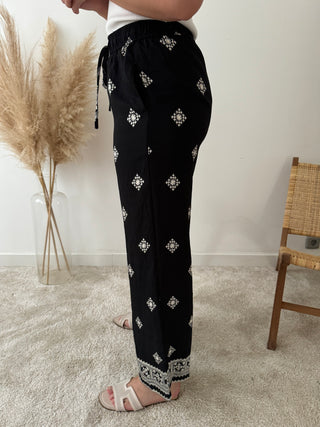 Black bohemian pants