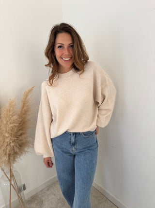 Simple soft beige knit