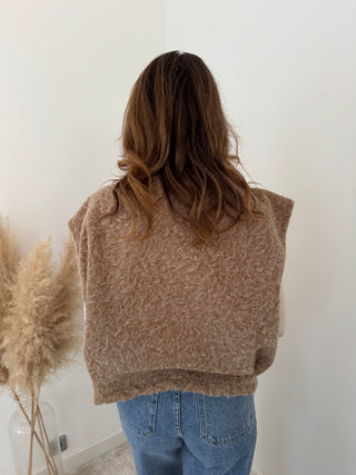 Camel fall gilet