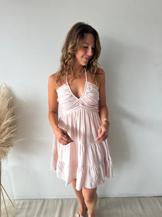Pink summer dress