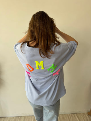 Blue mommy t-shirt