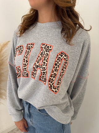 Grey ciao sweater