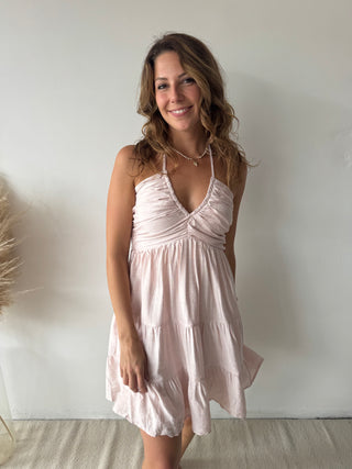 Pink summer dress