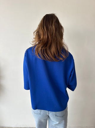 Soft cobalt t-shirt