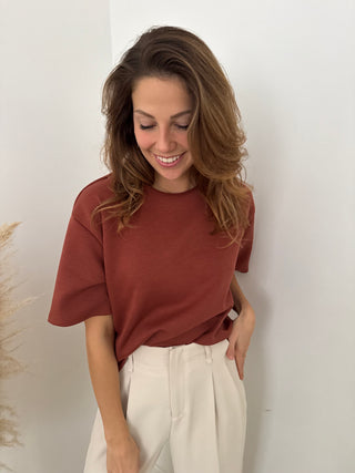 Super soft terracotta t-shirt