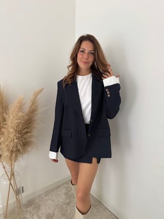 Navy skort set