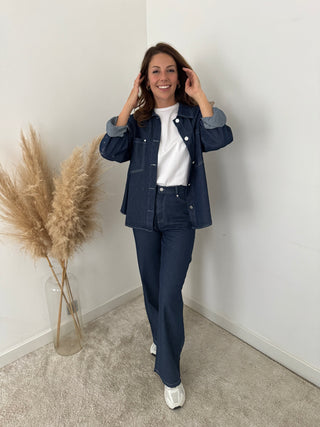 Dark denim set