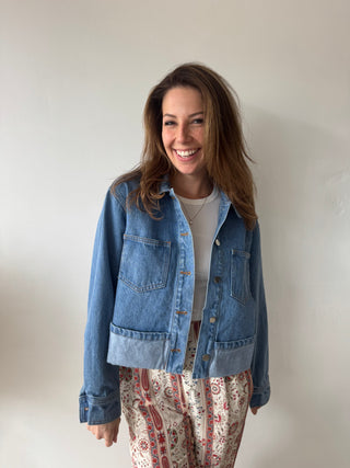 Blue denim jacket