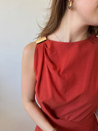 Terracotta classy jumpsuit