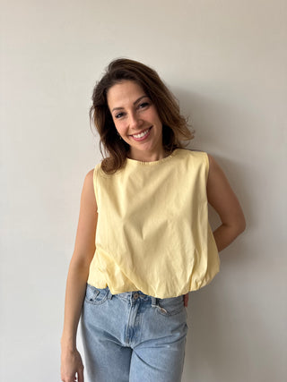 Yellow summer top