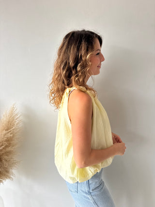 Yellow summer top