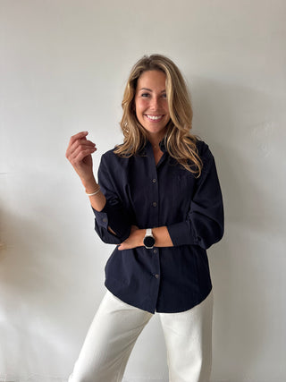 Classic navy shirt