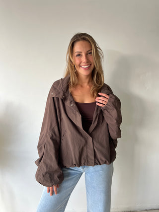 Brown lightweight jacket