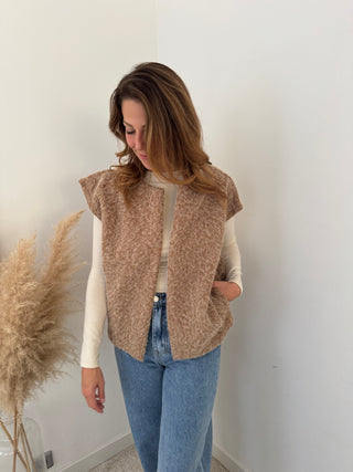 Camel fall gilet