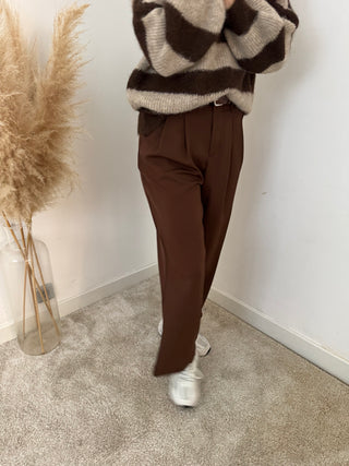 Brown classy pants