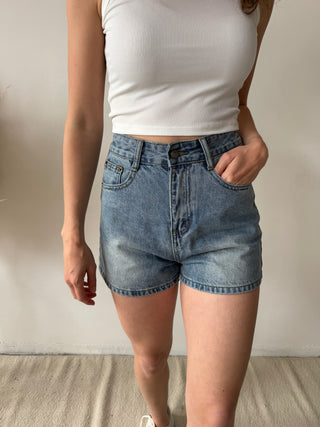 Denim stars shorts