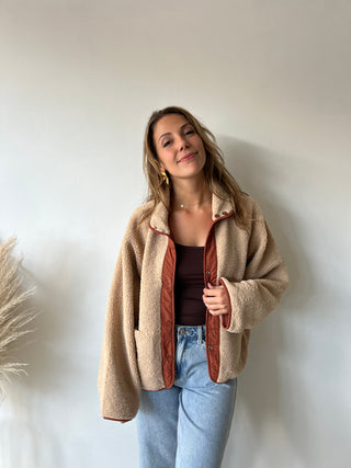 Terracotta reversible jacket