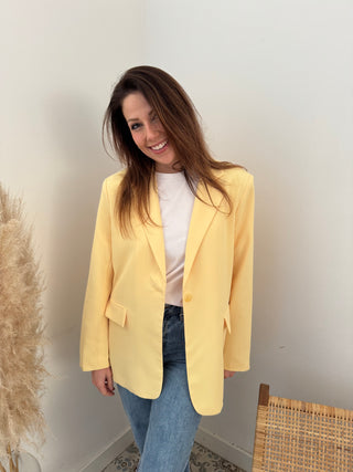 Yellow spring blazer