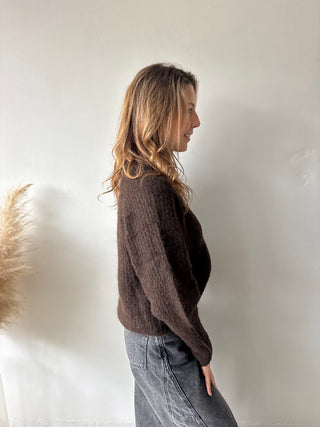 Soft brown knit
