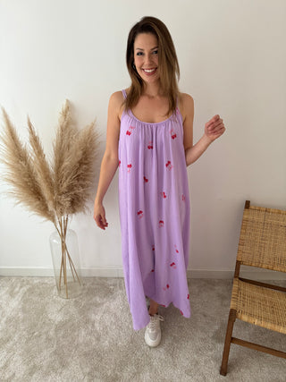 Cherry lila tetra dress