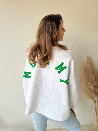 Green mommy sweater