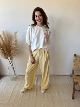 Yellow summer pants
