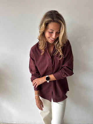 Classic burgundy shirt