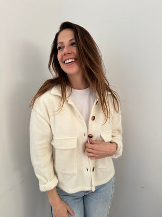 White spring jacket