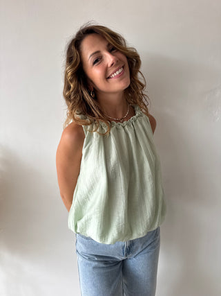 Mint summer top
